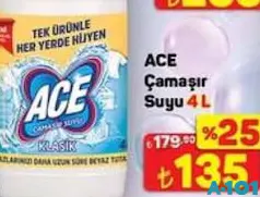 ACE ÇAMAŞIR SUYU 4 L